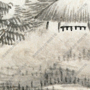 清 龔賢《山水八景》-1國(guó)畫(huà)高清大圖下載