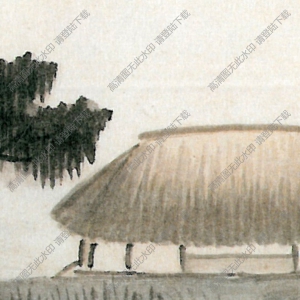 清 龔賢《山水八景》-3國(guó)畫(huà)高清大圖下載
