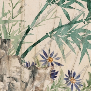 清 惲壽平《山水花卉》-3國(guó)畫高清大圖下載
