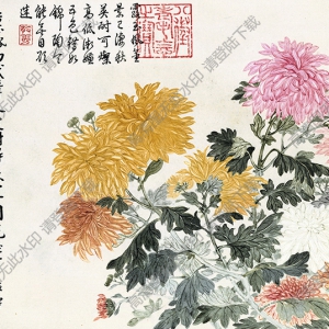 清 惲壽平 國(guó)畫-3高清大圖下載
