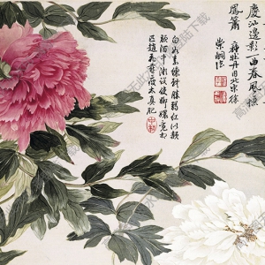清 惲壽平 國(guó)畫-4高清大圖下載