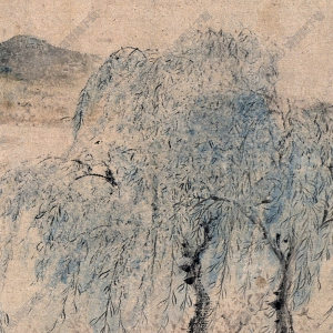 清 惲壽平《花鳥夕陽圖》國(guó)畫高清大圖下載