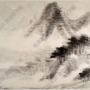 清 惲壽平《山水冊大都會》-3國畫高清大圖下載