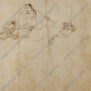 明 丁云鵬《白描佛像圖》國(guó)畫高清大圖下載
