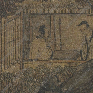 宋 佚名《秋堂客話》國(guó)畫高清大圖下載
