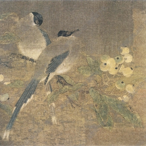 宋 佚名《山鵲枇杷圖》國(guó)畫高清大圖下載