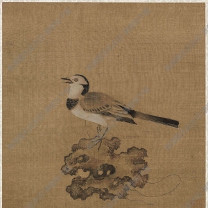 宋 佚名《繡羽鳴春圖》國(guó)畫高清大圖下載