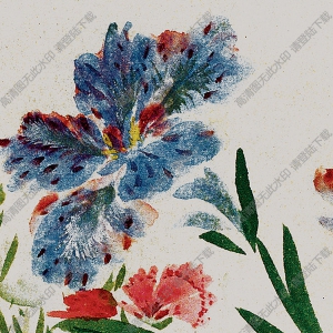 明 周之冕《百花圖》國(guó)畫(huà)高清大圖下載