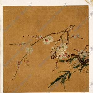 南宋 馬麟《梅竹圖》國(guó)畫高清大圖下載