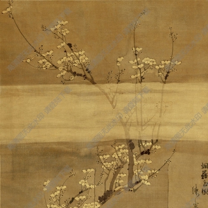 明 陳錄《煙籠玉樹(shù)圖》國(guó)畫(huà)高清大圖下載