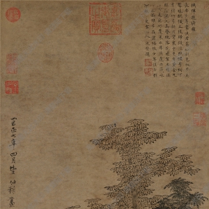趙雍超高清《挾彈游騎圖》國畫百度云網盤下載