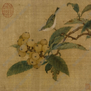 林椿超高清《枇杷山鳥圖》國(guó)畫百度云網(wǎng)盤下載