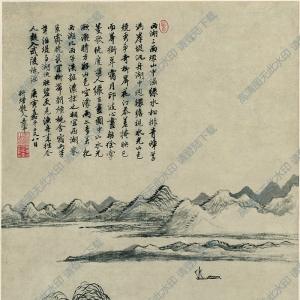 王翚_柳岸江洲圖_超高清_百度云網(wǎng)盤下載