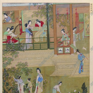 仇英_貴妃曉妝_超高清_百度云網(wǎng)盤下載
