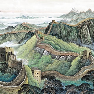 國(guó)畫名作_萬里長(zhǎng)城_高清大圖下載