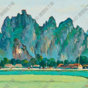 涂克油畫(huà)作品3高清下載
