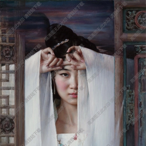 安靜油畫(huà)_聊齋人物_白秋練_高清大圖下載