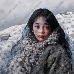 艾軒油畫(huà)_寂靜的雪原_高清大圖下載