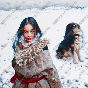 艾軒油畫(huà)_靜靜的安曲荒原_高清大圖下載