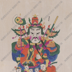 經(jīng)典年畫(huà)《秦叔寶》高清大圖下載