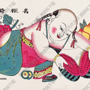 經(jīng)典年畫(huà)《四時(shí)報(bào)喜》高清大圖下載