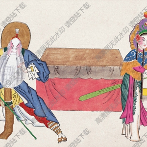 經(jīng)典年畫(huà)《戲曲人物3》高清大圖下載