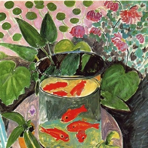 馬蒂斯油畫_金魚_高清大圖下載