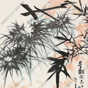潘天壽國畫_大吉圖_高清大圖下載