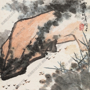 潘天壽國畫_杜少陵詩意_高清大圖下載