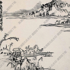 潘天壽國畫作品_山水畫_高清下載