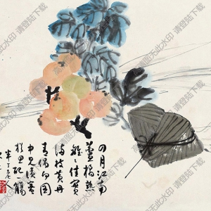陳半丁國(guó)畫作品 蔬果 高清下載