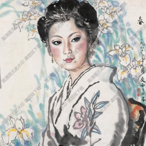 劉文西國(guó)畫(huà) 春 高清大圖下載