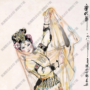 劉文西國(guó)畫(huà)作品 唐代舞3 高清下載