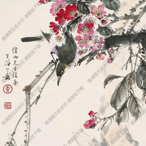 黃幻吾國(guó)畫 花鳥 高清大圖下載