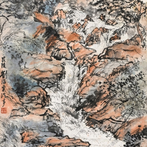 劉海粟國(guó)畫(huà)作品 山水畫(huà)4 高清下載