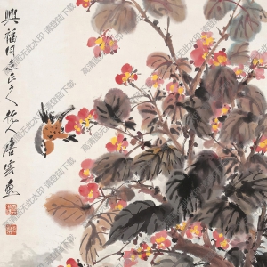唐云國(guó)畫 春光爛漫 高清大圖下載