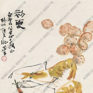 張大壯國畫 初夏3 高清大圖下載