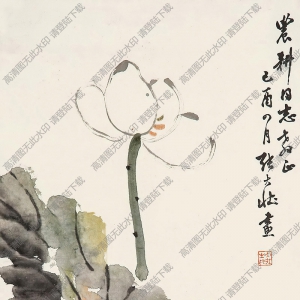 張大壯國畫 荷花2 高清大圖下載
