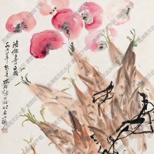 張大壯國(guó)畫作品 蔬果5 高清下載