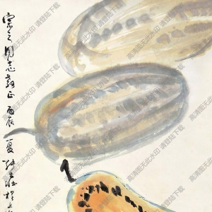 張大壯國(guó)畫作品 消夏圖 高清下載