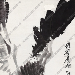 張大壯國(guó)畫作品 雄鷹 高清下載