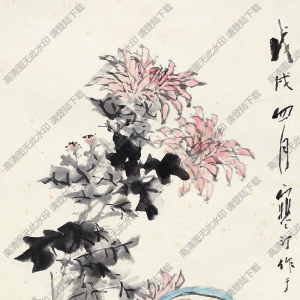 江寒汀國(guó)畫作品 歲朝清供 高清下載