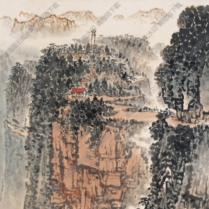 錢松巖作品 黃洋界 高清大圖下載