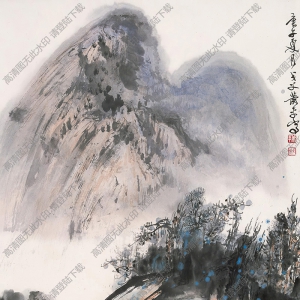 蕭平國(guó)畫作品 山水 高清下載