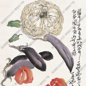 蕭平國(guó)畫作品 蔬果圖 高清下載
