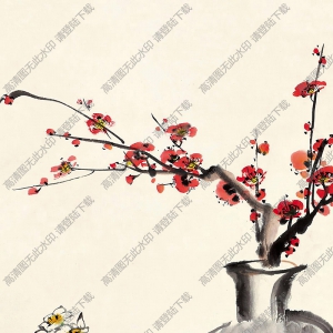 蕭平國(guó)畫作品 歲供圖 高清下載