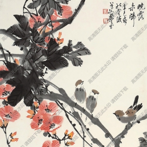 蕭平國(guó)畫作品 曉露未晞 高清下載