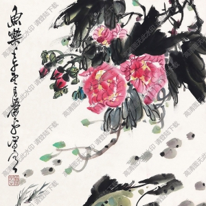 蕭平國(guó)畫作品 魚樂圖 高清下載
