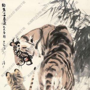 劉旦宅國(guó)畫(huà) 愛(ài)子圖 高清大圖下載