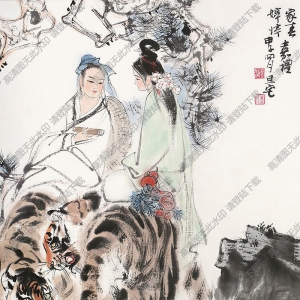 劉旦宅國(guó)畫(huà) 百年偕好圖 高清大圖下載